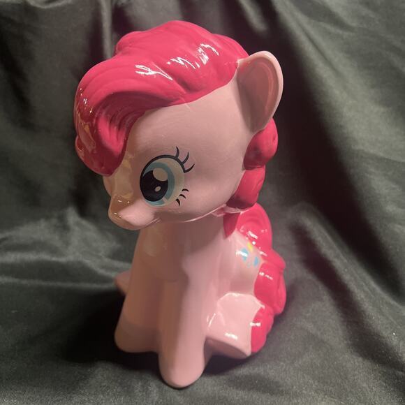2014 Hasbro FAB My Little Pony PINKIE PIE Ceramic‎ Piggy Coin Bank 9.5" Figurine - Picture 2 of 8